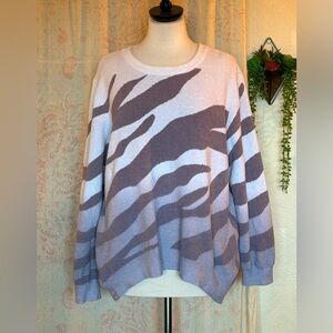 Barefoot Dreams CozyChic Ultra Lite Ocean Reef Pullover in Lavender Haze